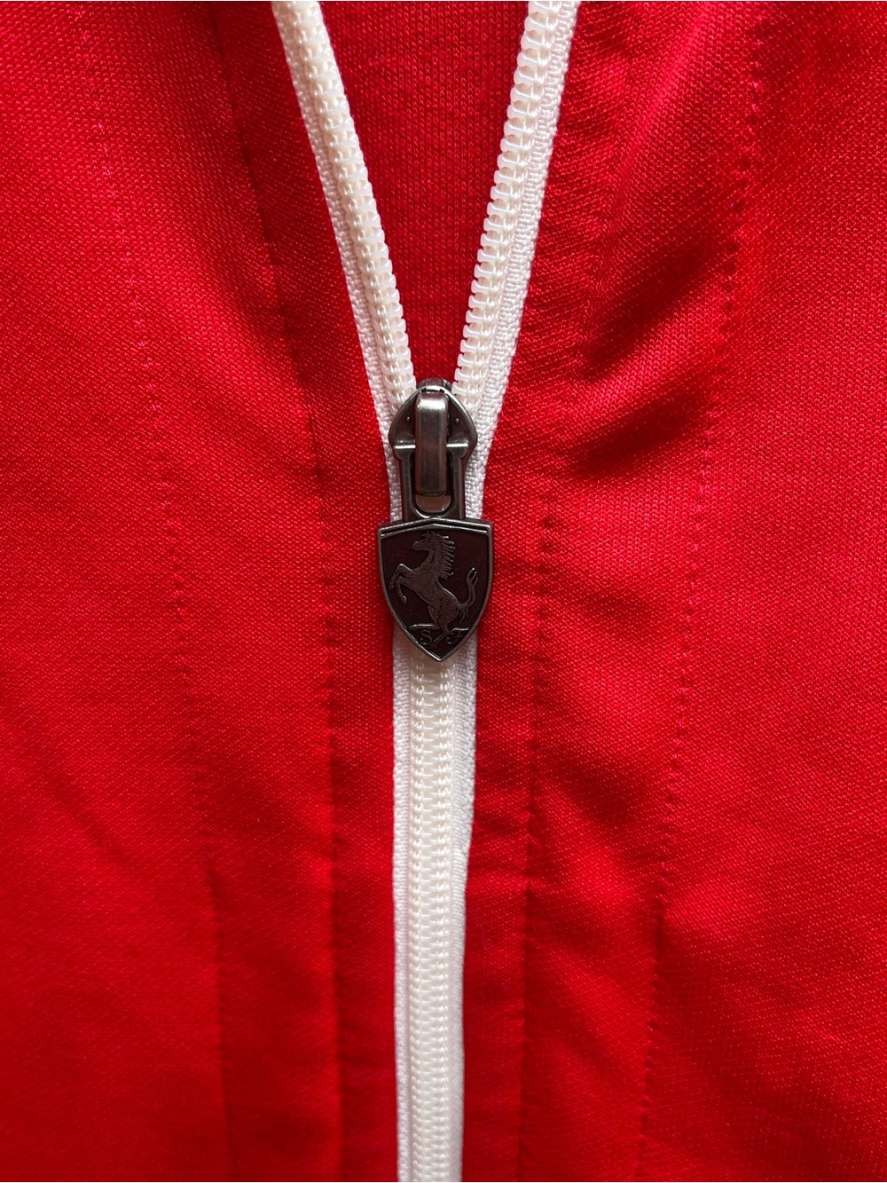 Puma Scuderia Ferrari Red Full Zip Track Jacket Men’s Size: Large - Picture 5 of 9